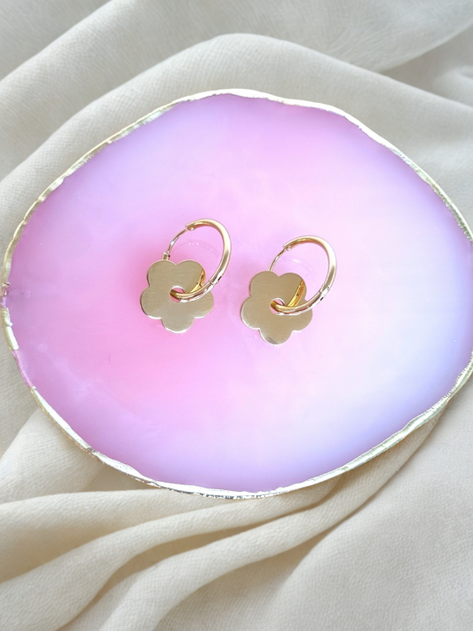 Boucle d'oreilles Célia dorées