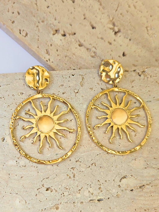 Boucles d'oreilles Marisol dorées