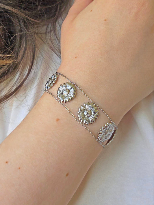 Bracelet Cléo argenté