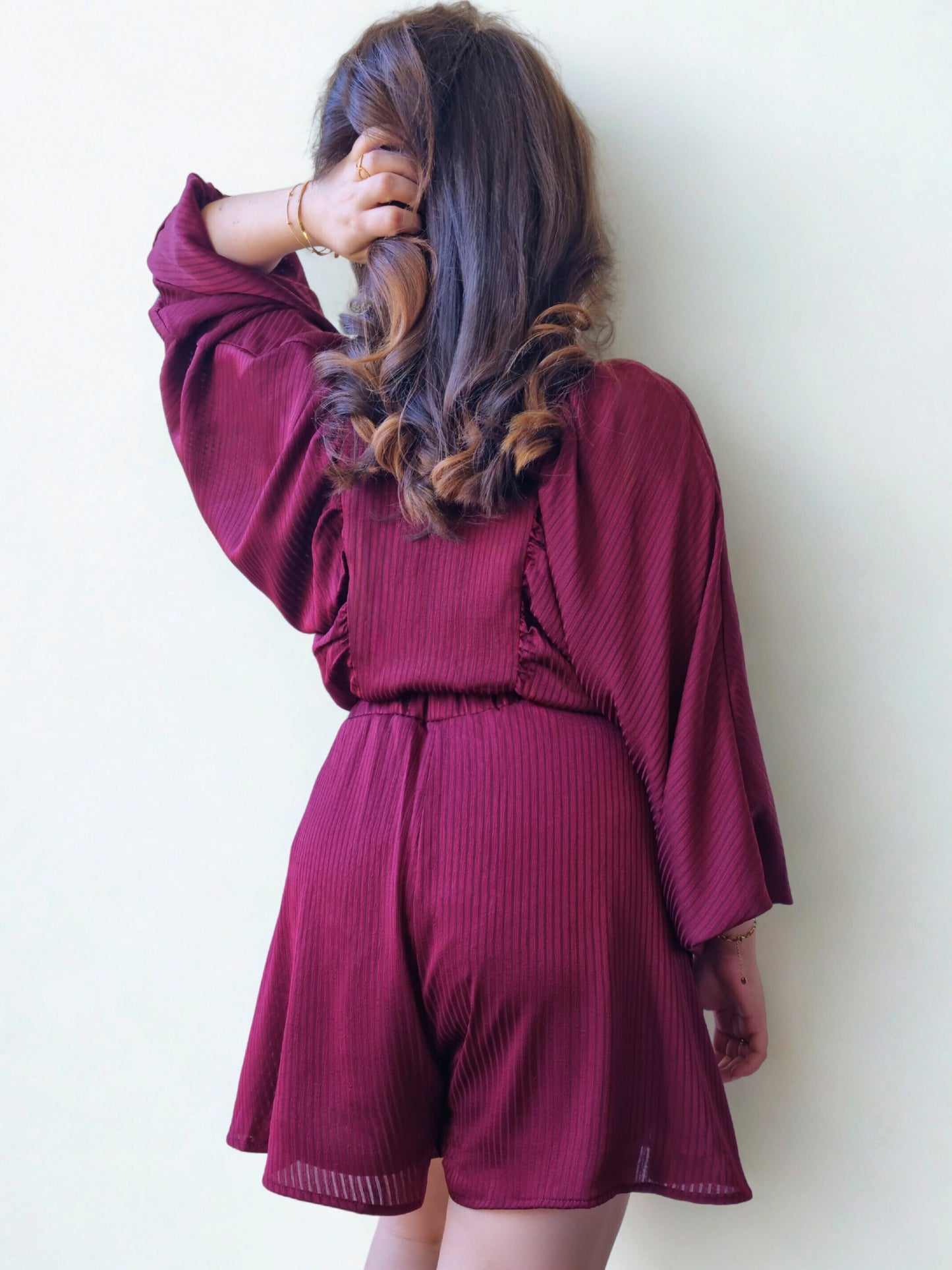 Combi-short Lia Bordeaux