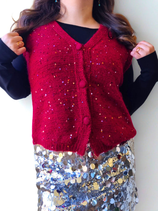 Gilet à sequins Audrey
