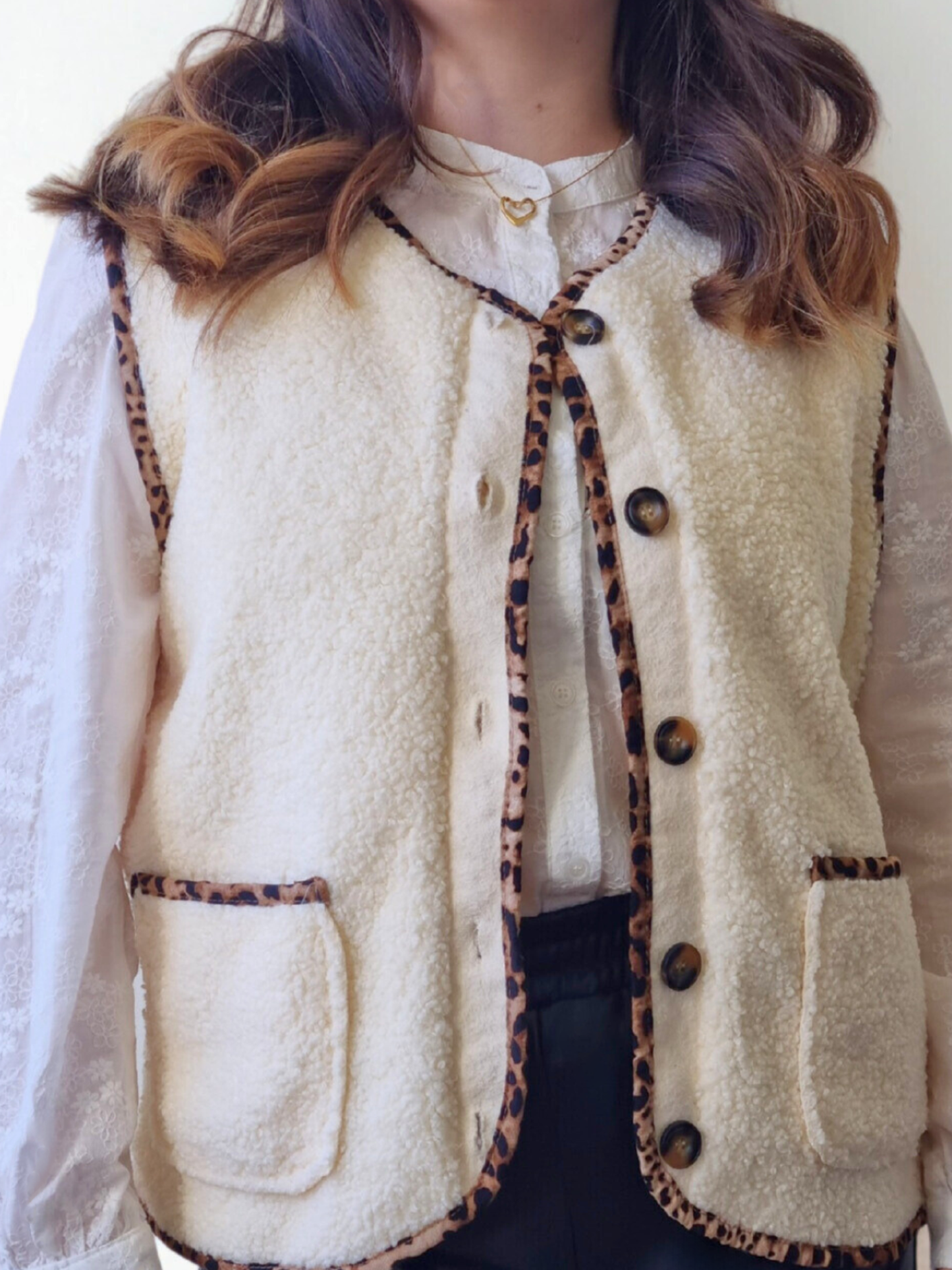 Gilet Lucie Léopard