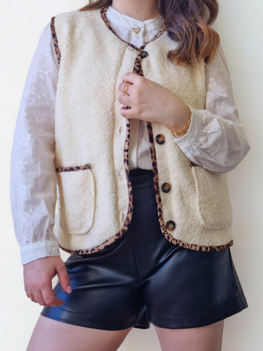 Gilet Lucie Léopard