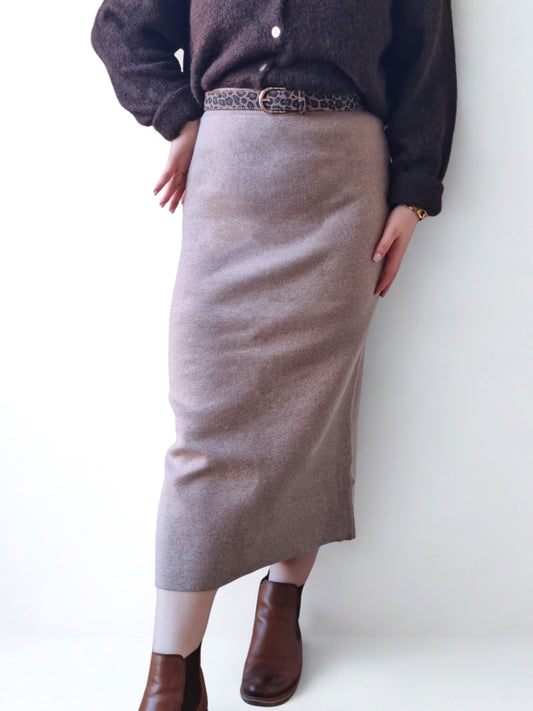 Jupe Thaïs taupe