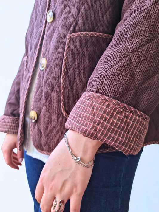 Veste Clarisse Chocolat