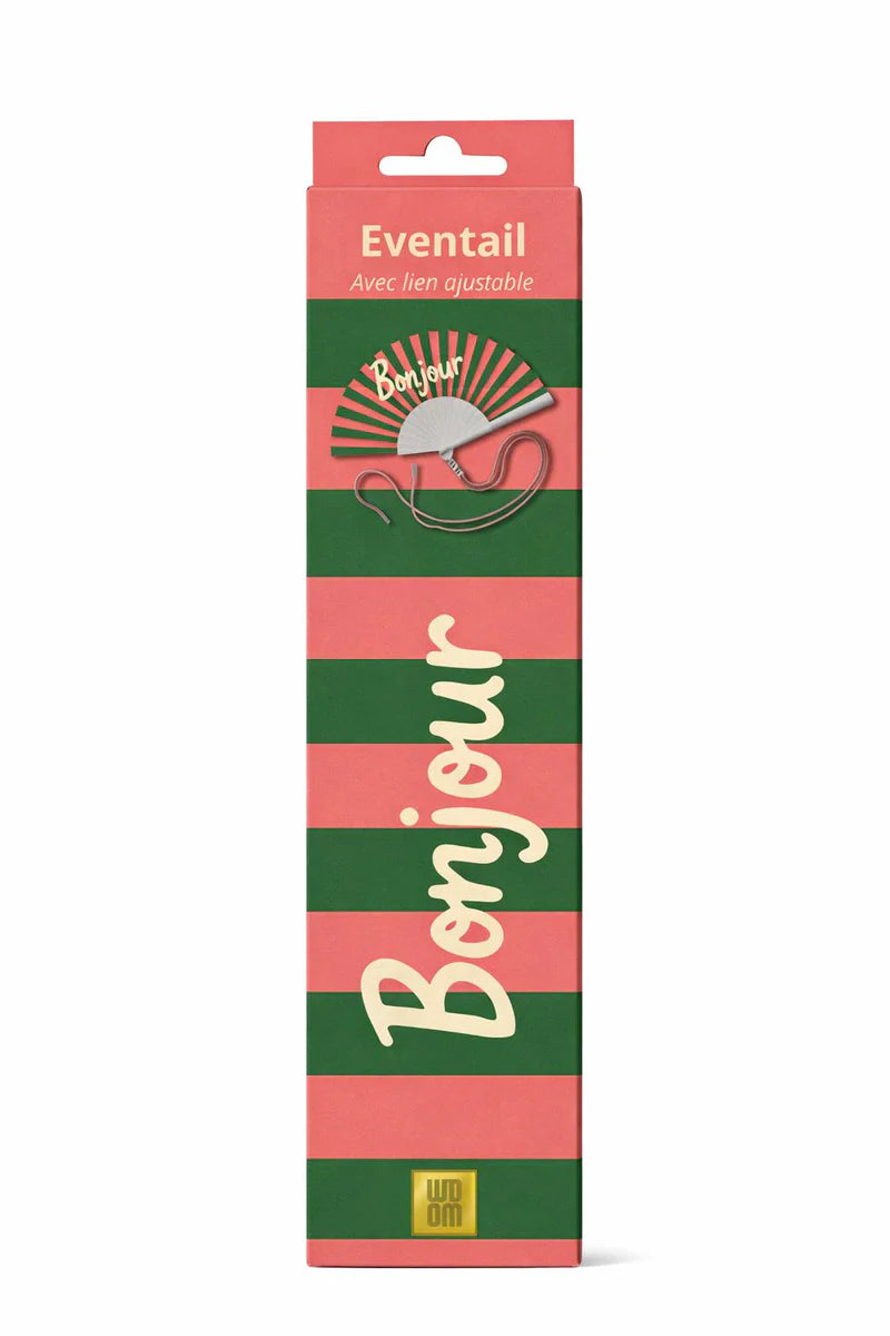 Éventail Bonjour défectueux