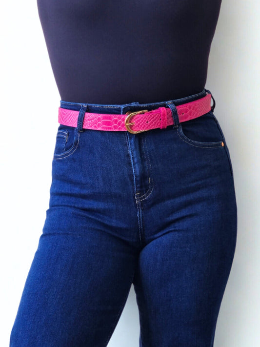 Ceinture Axelle framboise