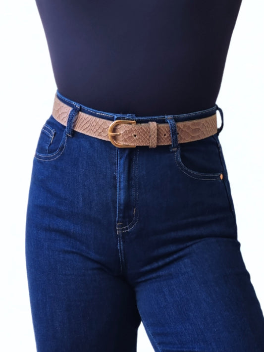 Ceinture Axelle taupe
