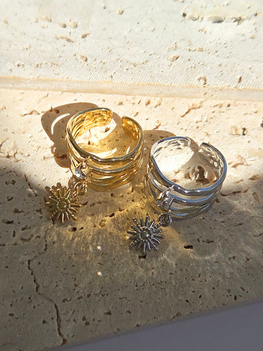 Bague Carolina dorée