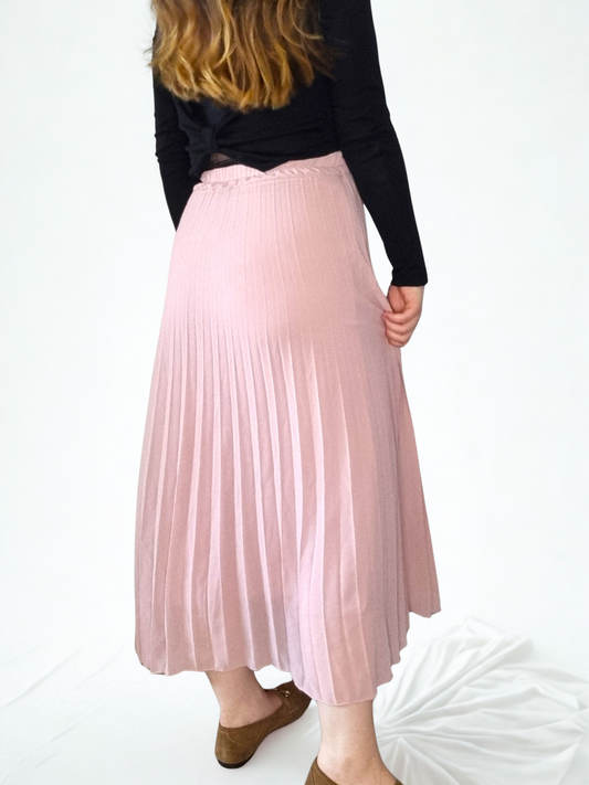 Jupe Aurore rose poudré