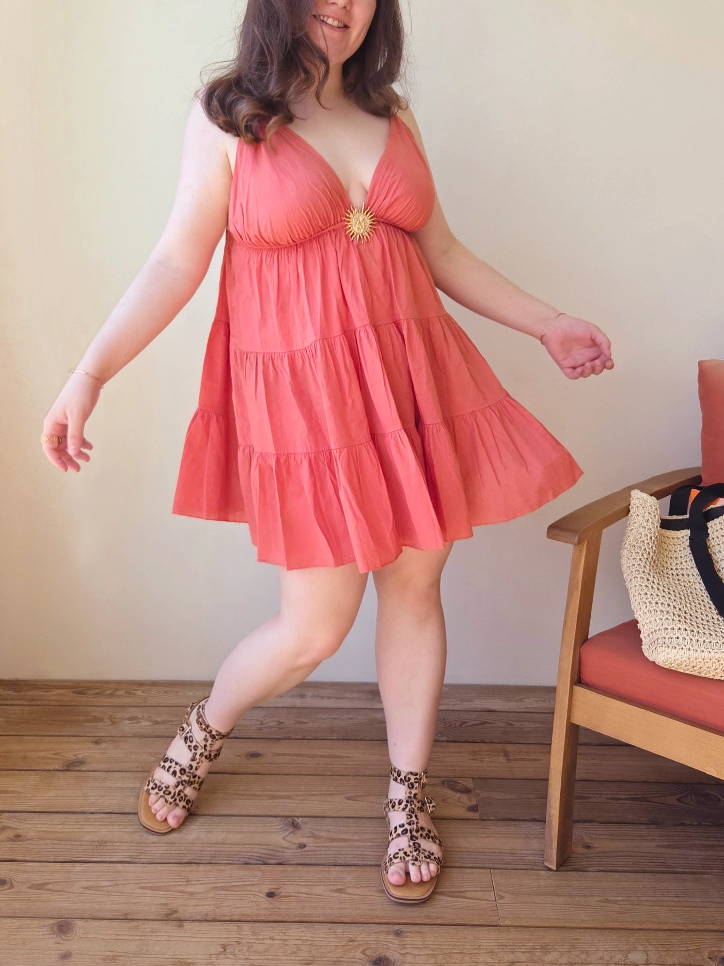 Robe Carlotta terracotta