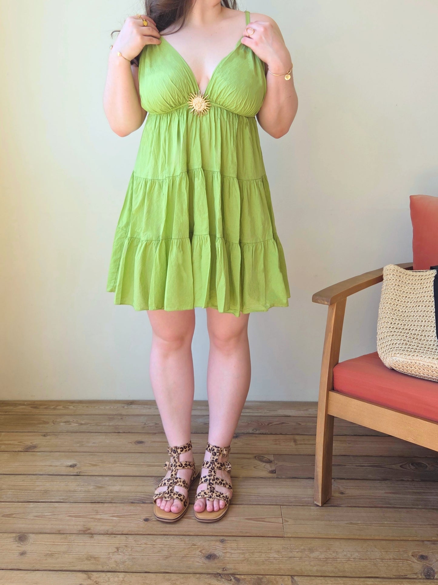 Robe Carlotta verte