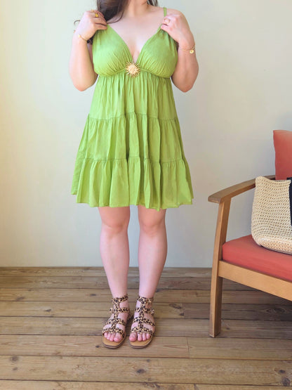 Robe Carlotta verte