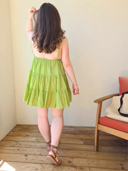 Robe Carlotta verte