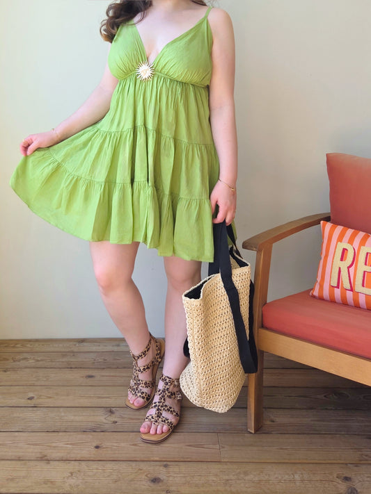 Robe Carlotta verte