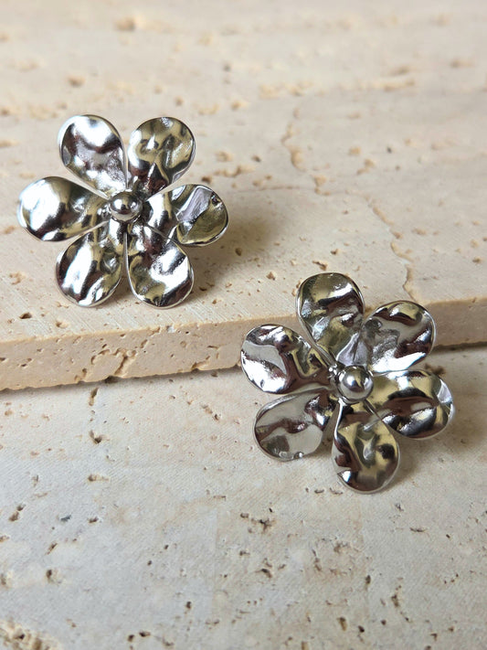 Boucles d'oreilles Kiera argentées