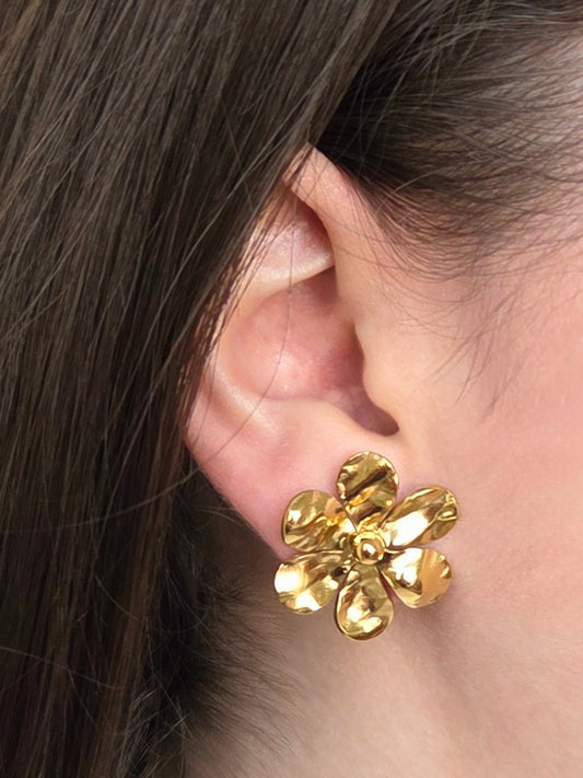 Boucles d'oreilles Kiera dorées