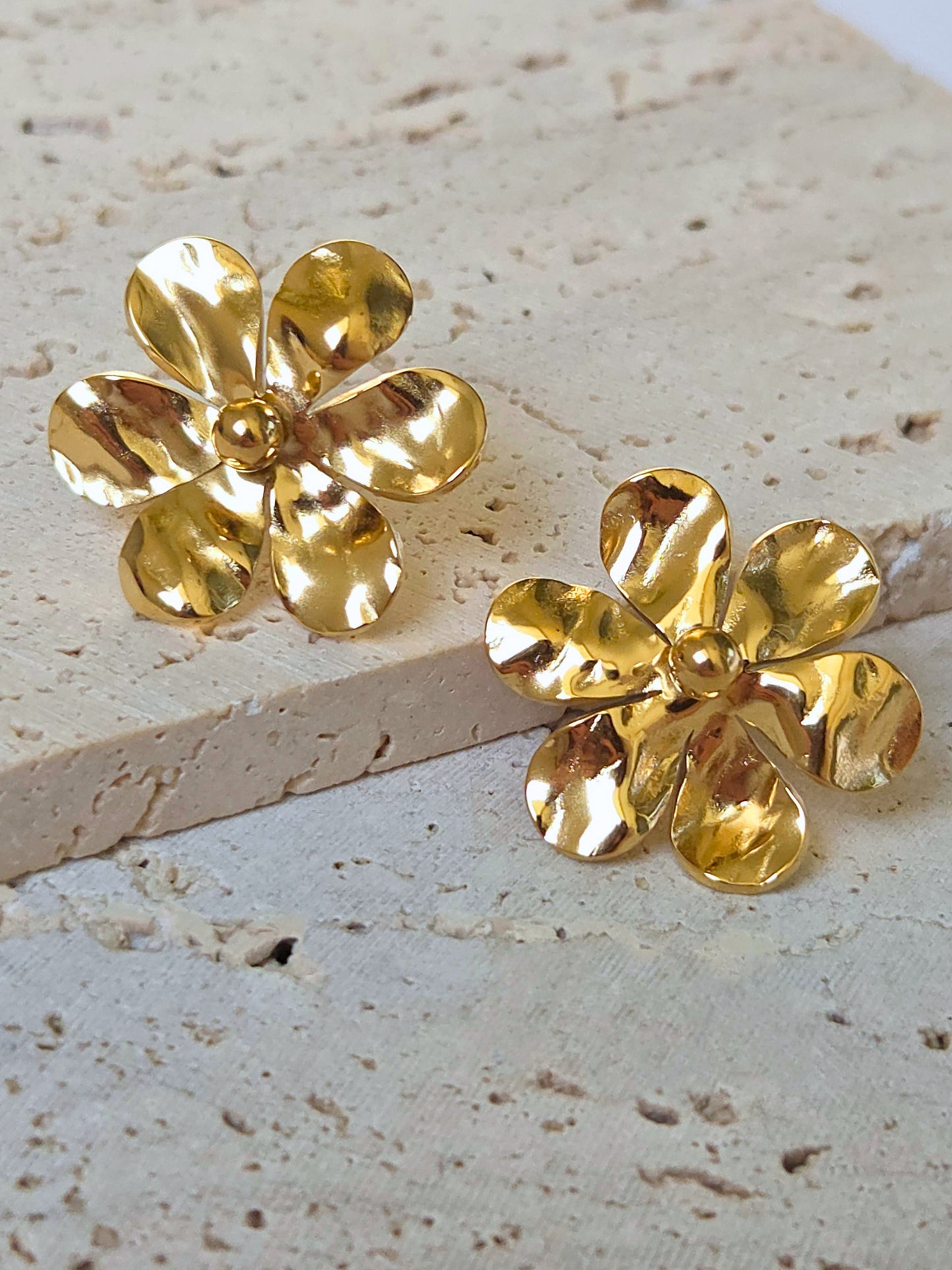 Boucles d'oreilles Kiera dorées