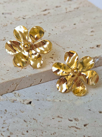 Boucles d'oreilles Kiera dorées