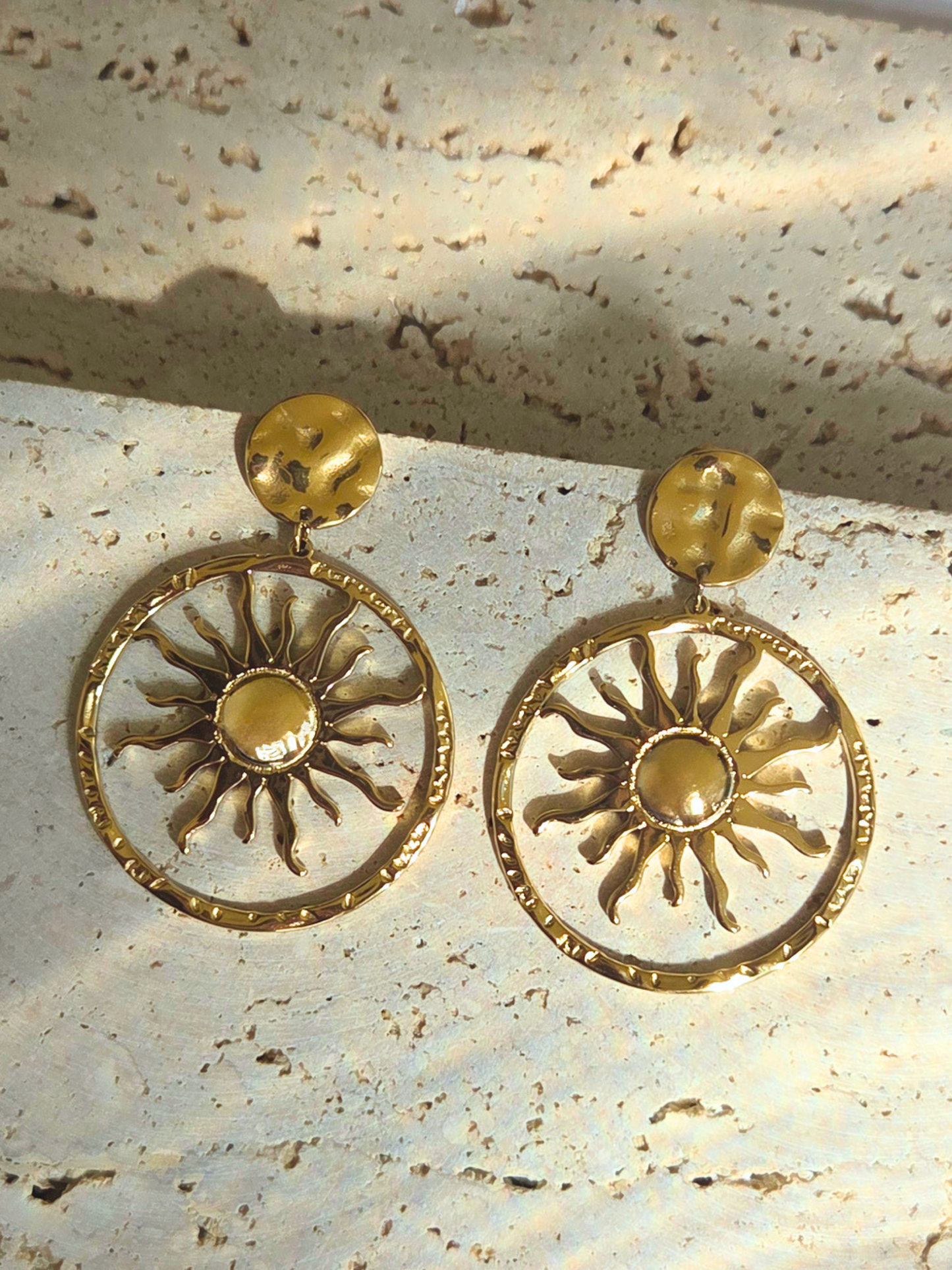 Boucles d'oreilles Marisol dorées