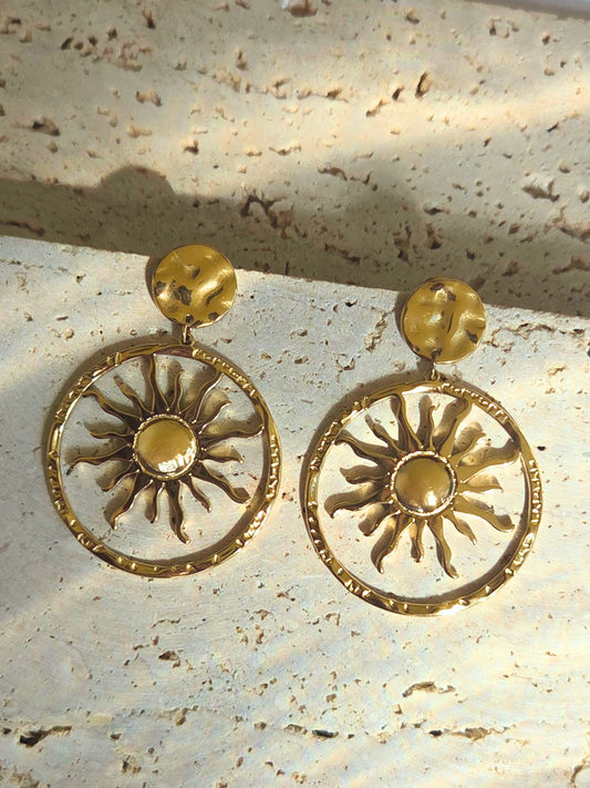 Boucles d'oreilles Marisol dorées