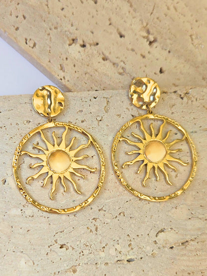 Boucles d'oreilles Marisol dorées