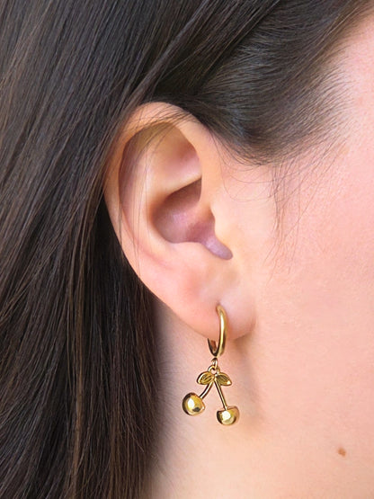 Boucles d'oreilles Leïla dorées