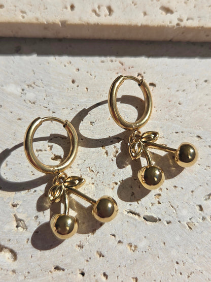Boucles d'oreilles Leïla dorées