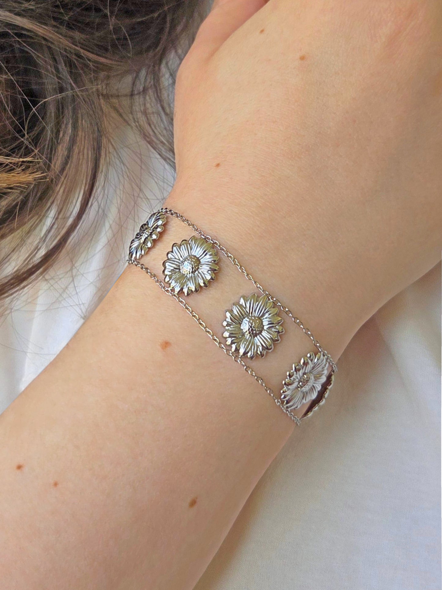 Bracelet Cléo argenté