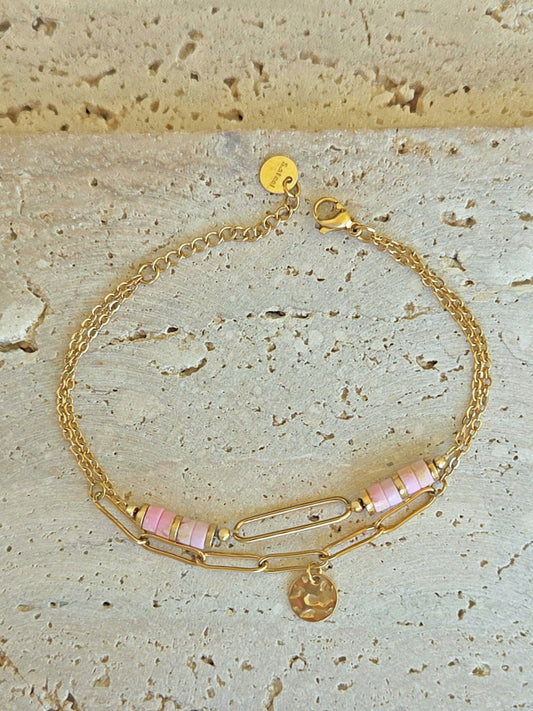 Bracelet Sienna rose