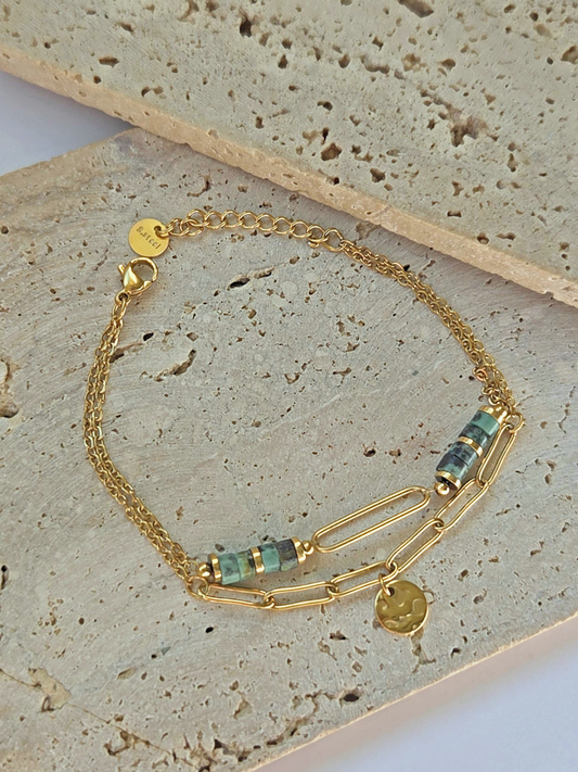 Bracelet Sienna vert