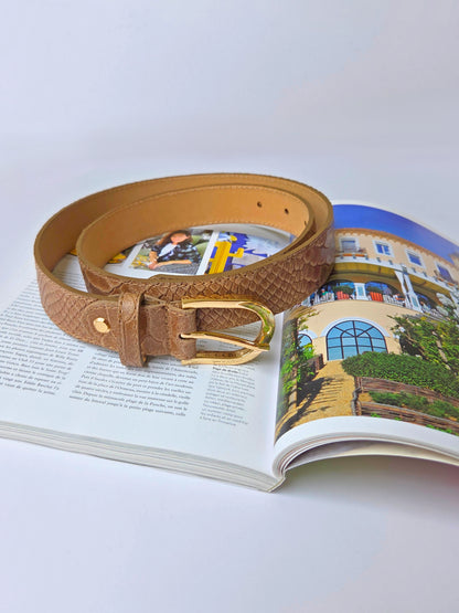 Ceinture Axelle taupe