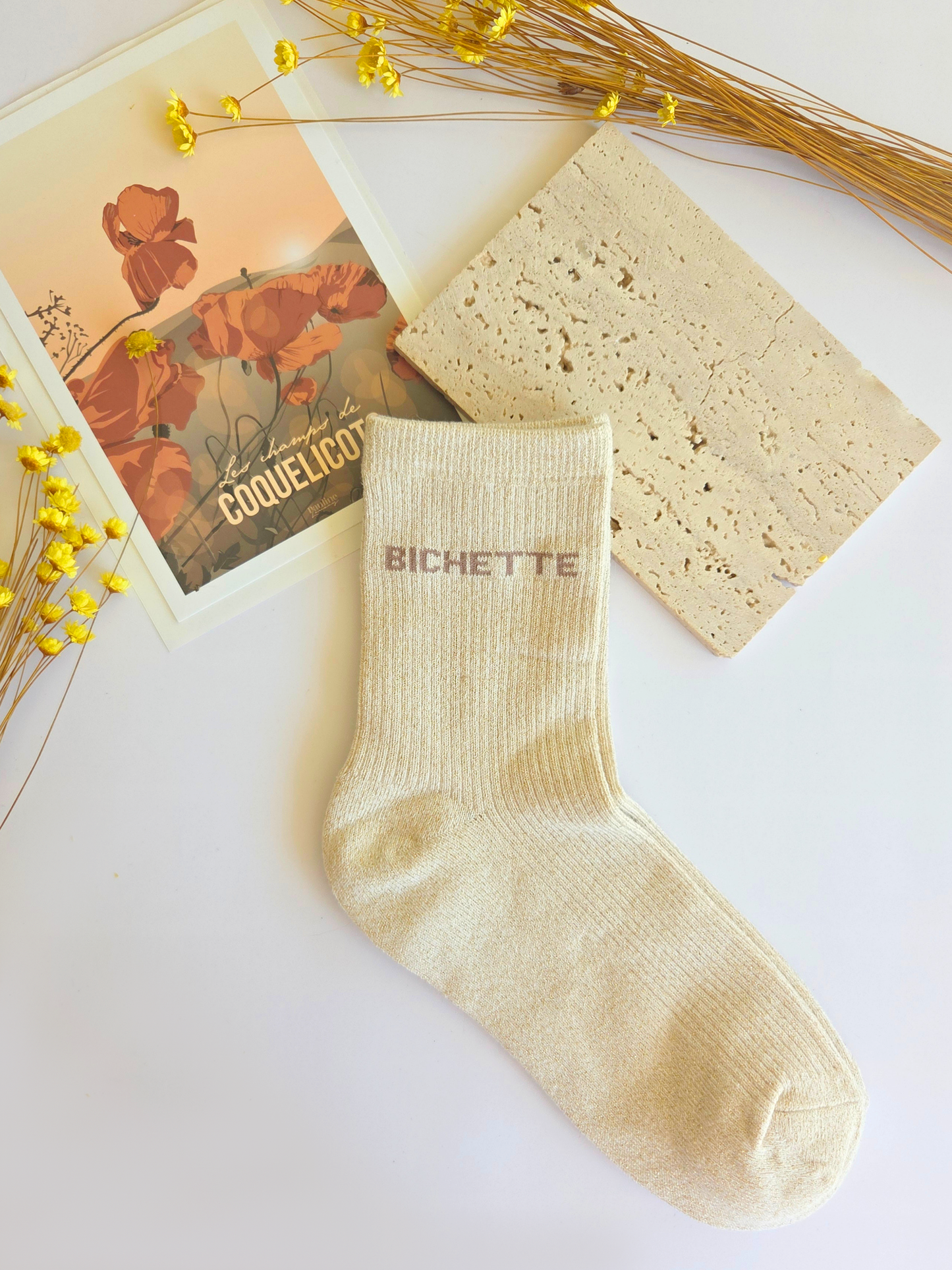 Chaussettes à paillettes Bichette