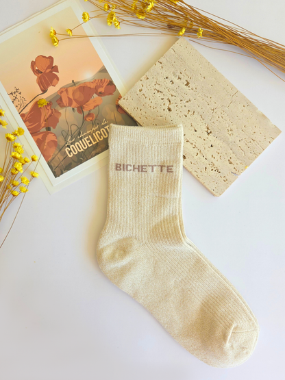 Chaussettes à paillettes Bichette