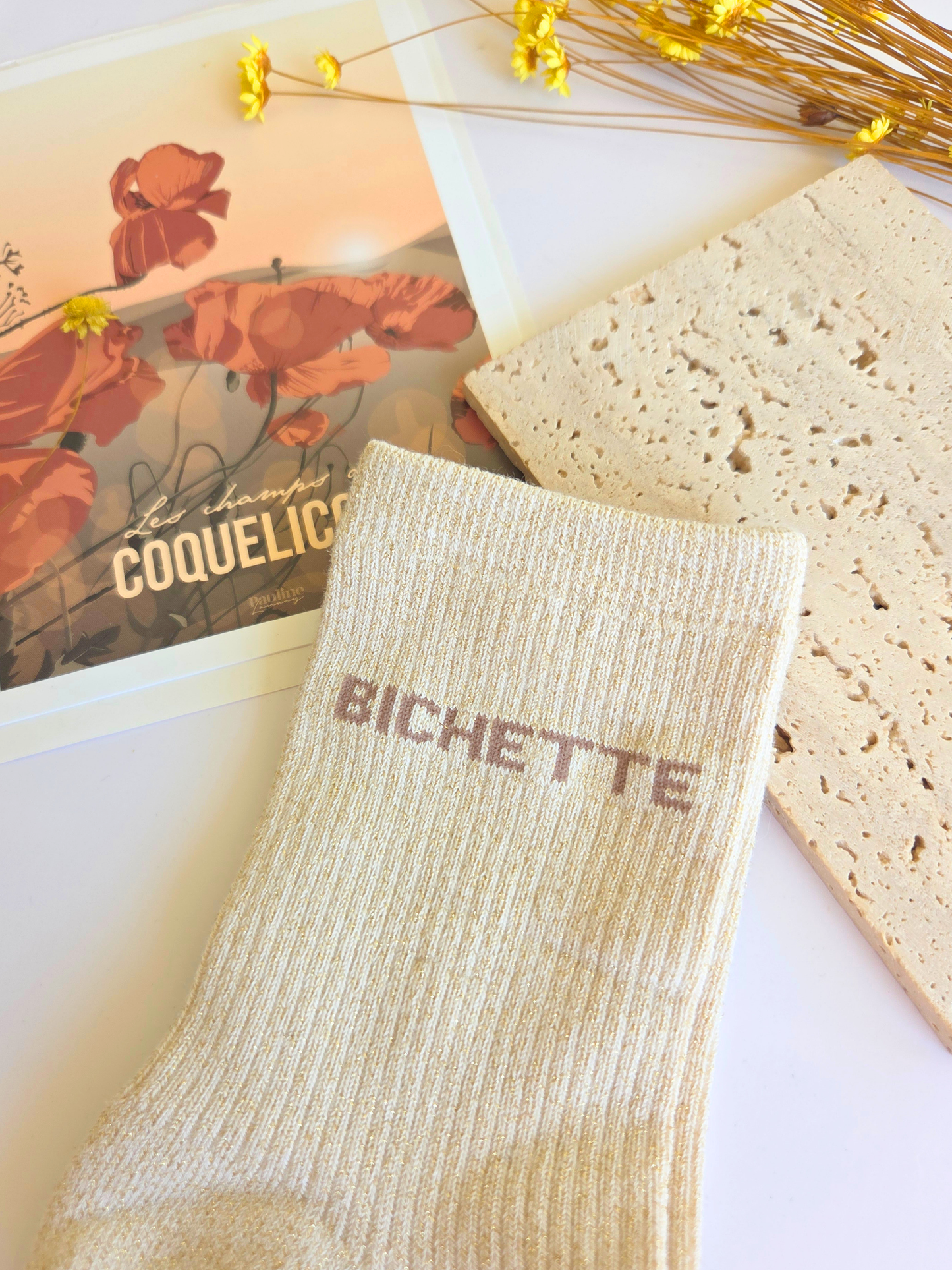 Chaussettes à paillettes Bichette