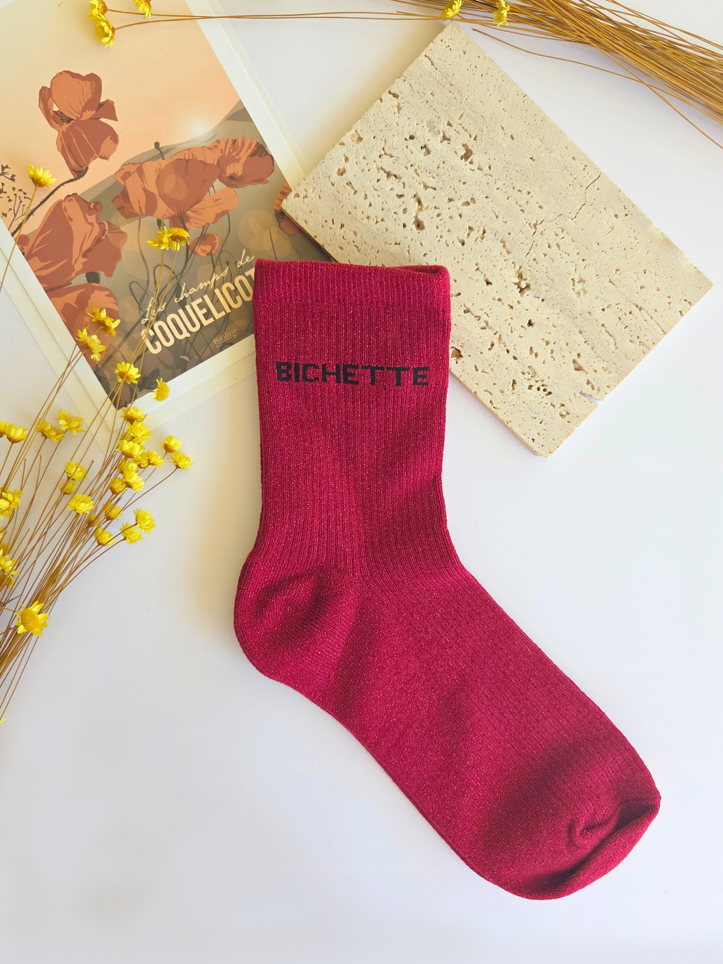 Chaussettes à paillettes Bichette