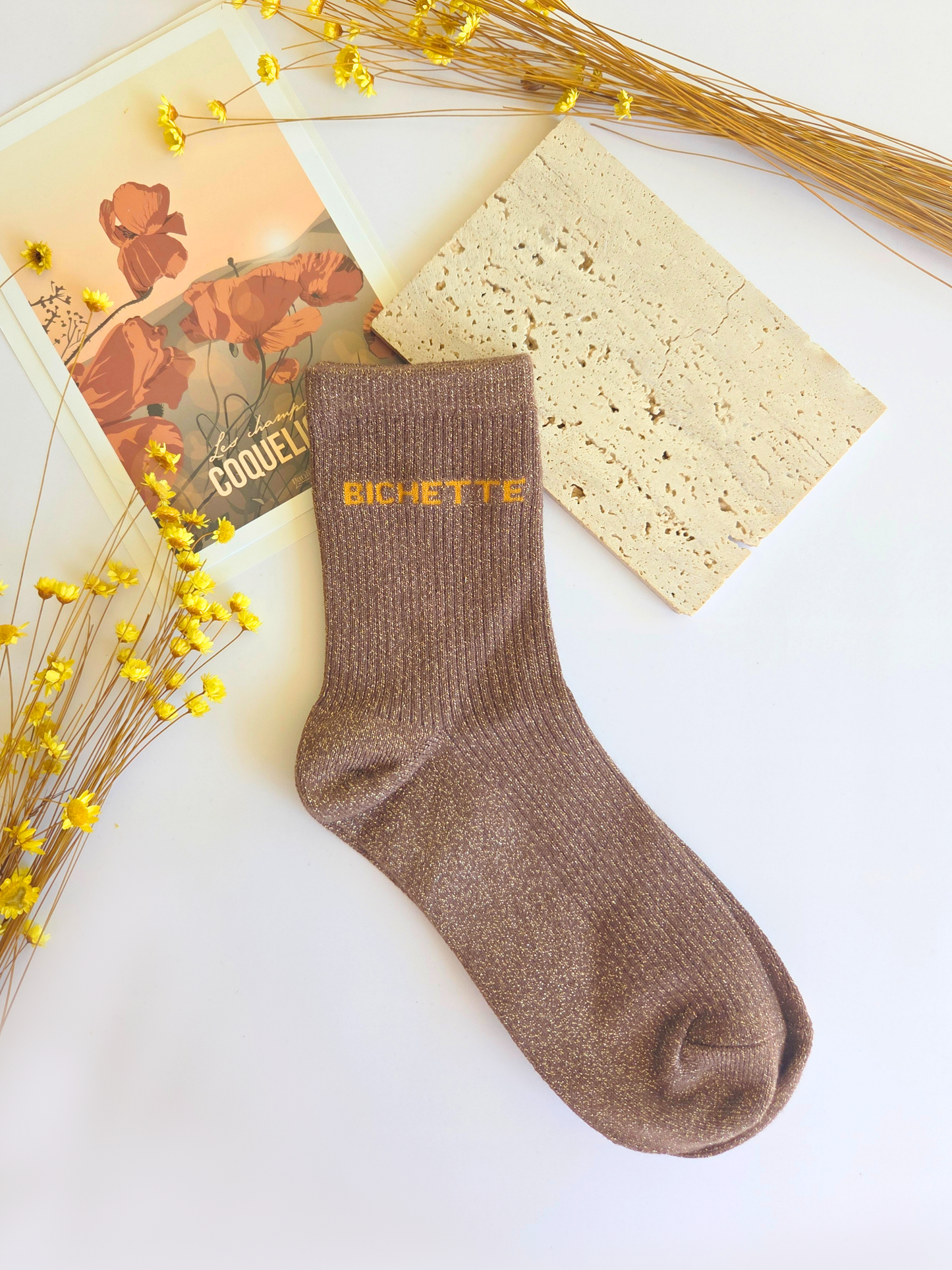 Chaussettes à paillettes Bichette