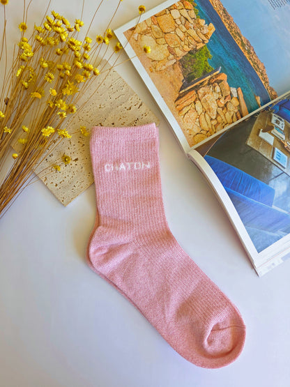 Chaussettes à paillettes Chaton