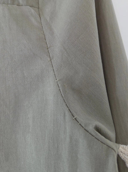 Chemise Iris kaki Taille S/M défectueuse