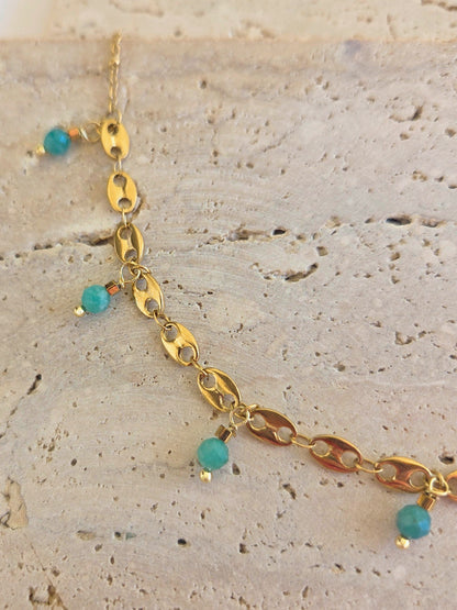 Collier Maïlys turquoise