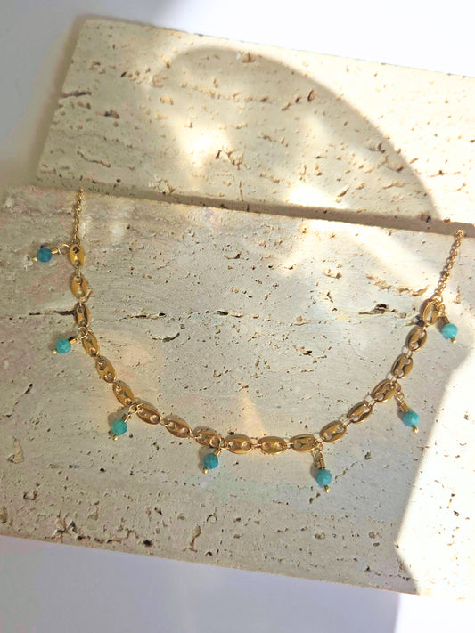 Collier Maïlys turquoise