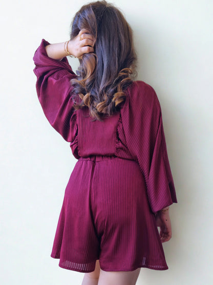 Combi-short Lia Bordeaux