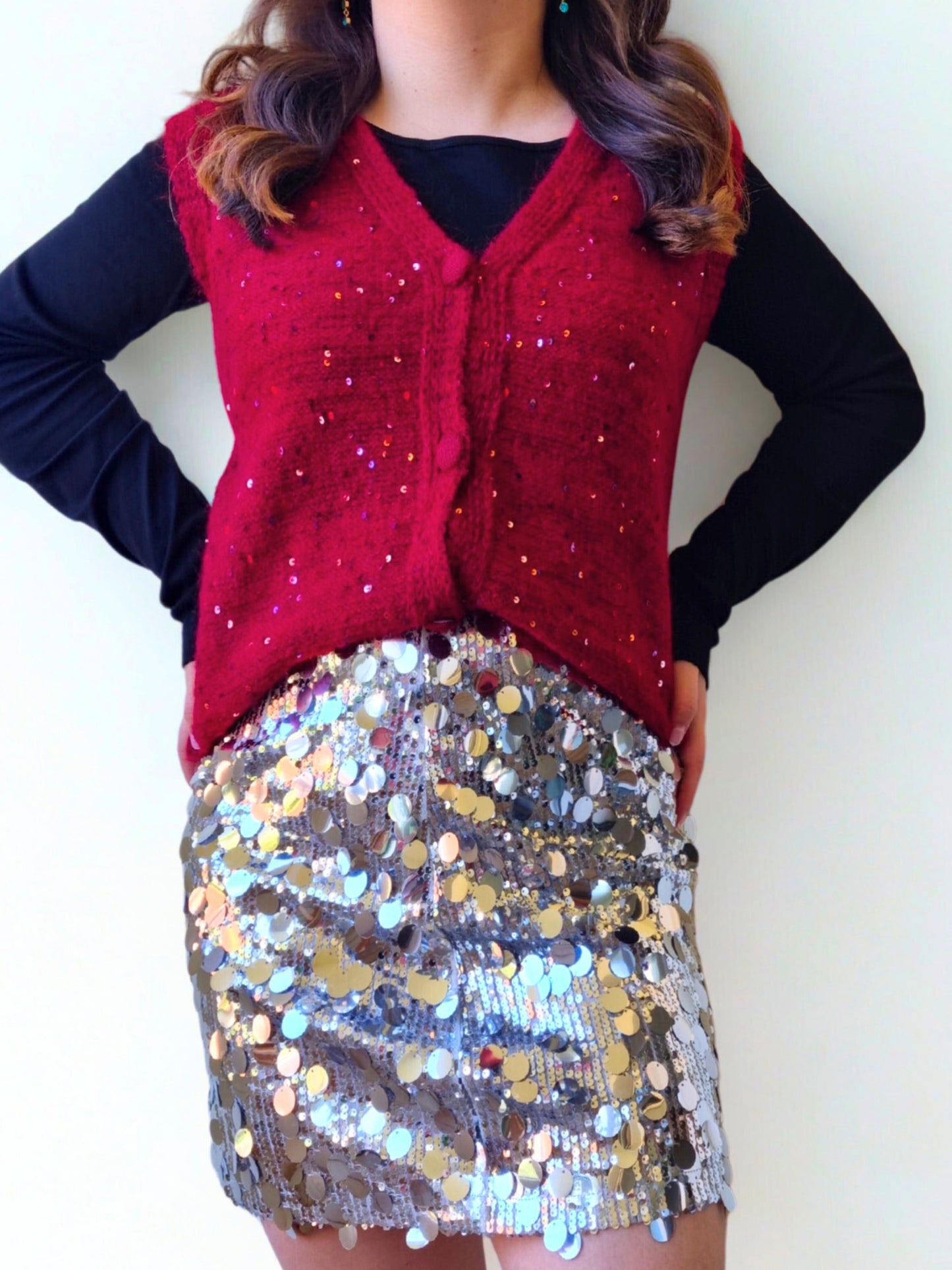 Gilet à sequins Audrey