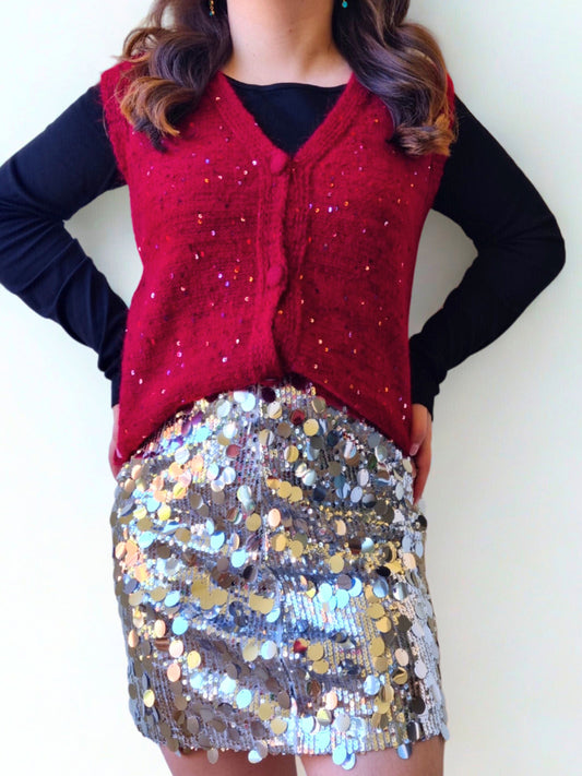 Gilet à sequins Audrey