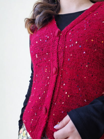 Gilet à sequins Audrey