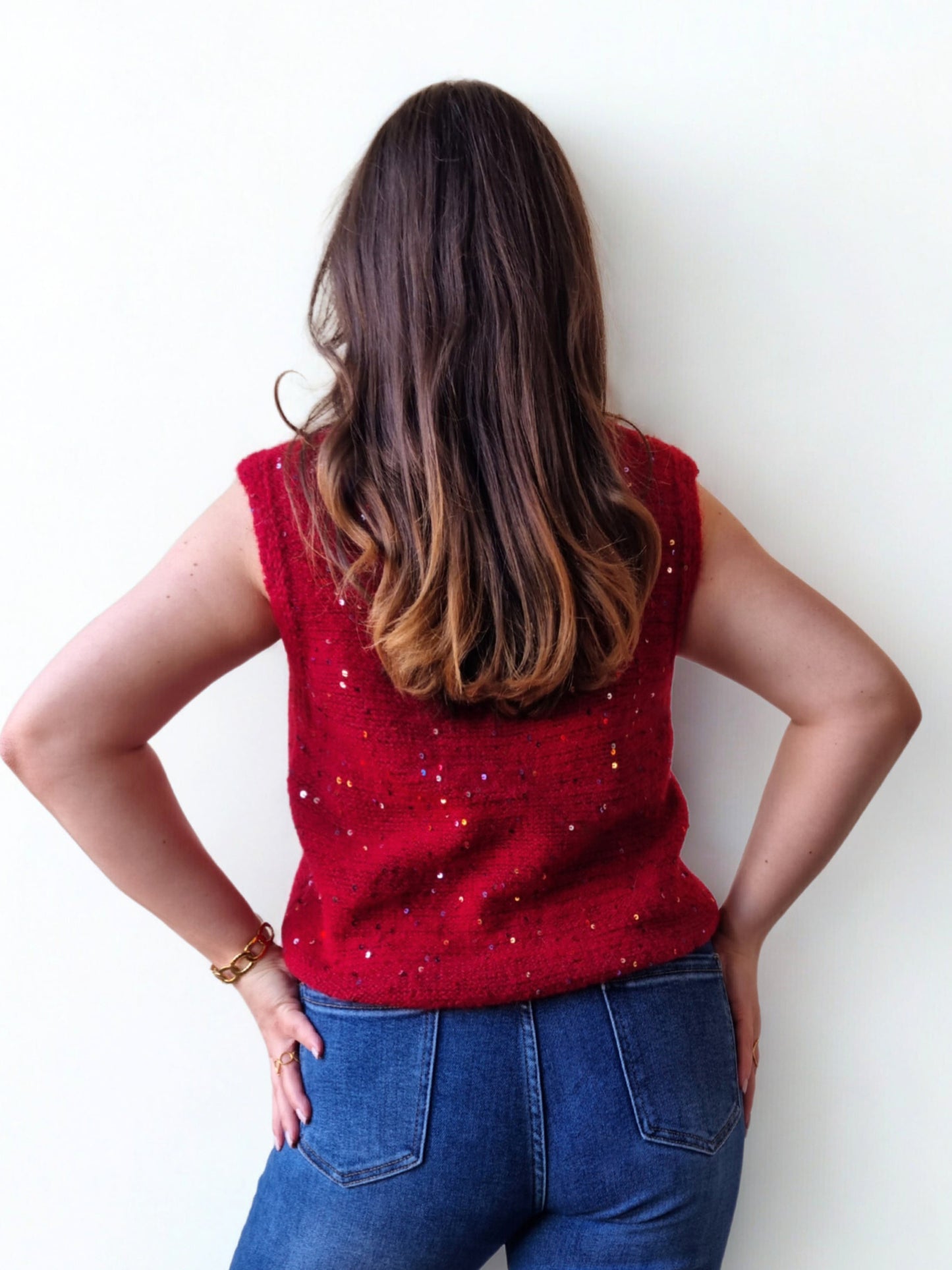 Gilet à sequins Audrey