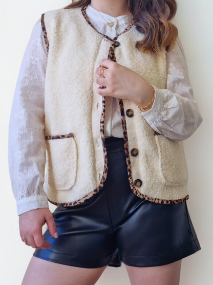 Gilet Lucie Léopard