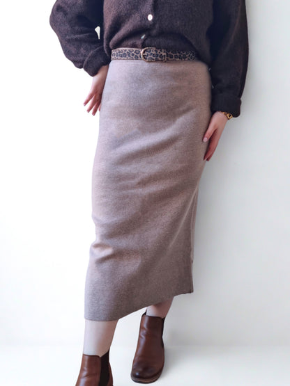 Jupe Thaïs taupe