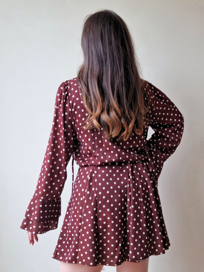 Robe Nina marron