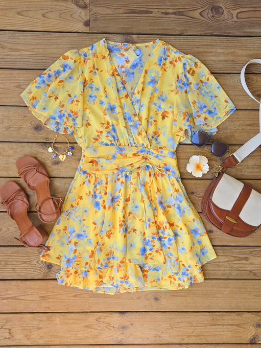 Robe Paola jaune